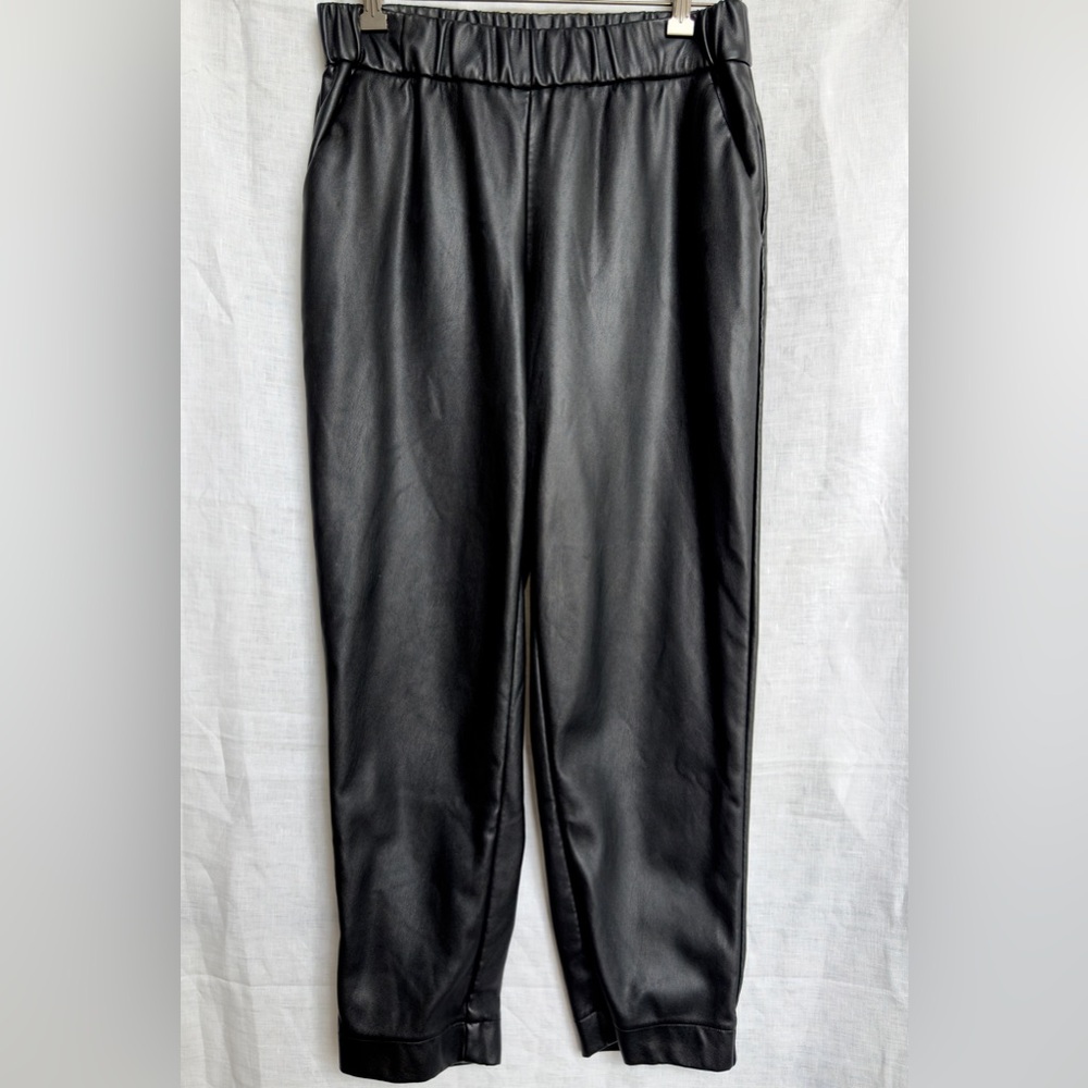 A New Day Brand Stretchy Faux Leather Pants/Leggings, Size Small